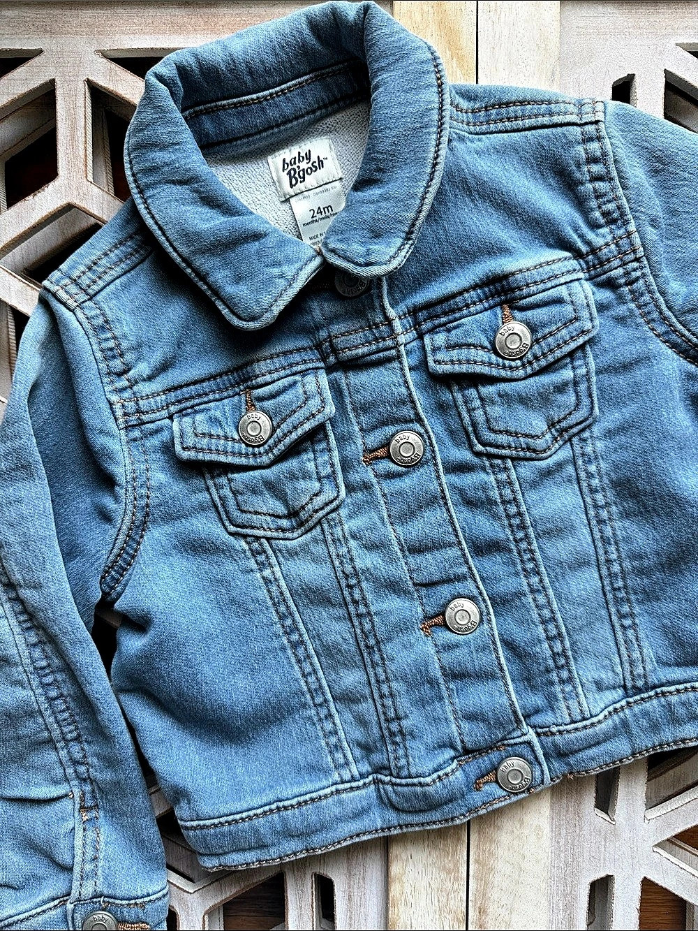 baby B'gosh Denim Jean Jacket Size 24M Like New